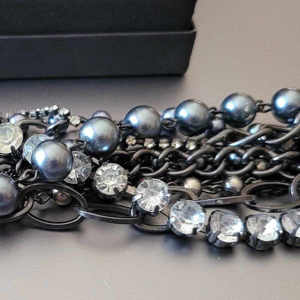 SET of Bracelet and NECKLACE: Baubles, Gems, Pearls